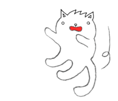Cat in Takeshi's house sticker #10990664