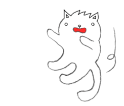 Cat in Takeshi's house sticker #10990664