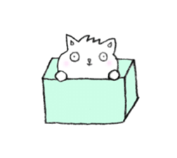 Cat in Takeshi's house sticker #10990666