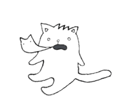 Cat in Takeshi's house sticker #10990668