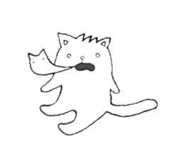 Cat in Takeshi's house sticker #10990668