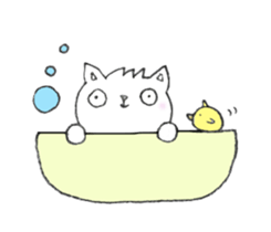 Cat in Takeshi's house sticker #10990680