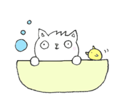 Cat in Takeshi's house sticker #10990680