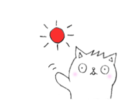 Cat in Takeshi's house sticker #10990683