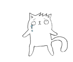 Cat in Takeshi's house sticker #10990687