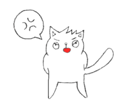 Cat in Takeshi's house sticker #10990692