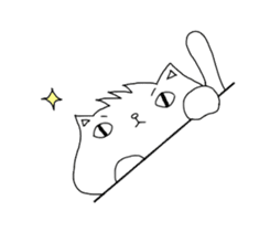 Cat in Takeshi's house sticker #10990695