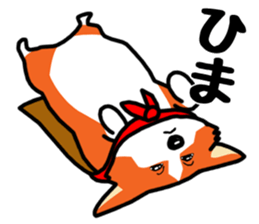 Painting KOGIO of corgi 3 sticker #10990972