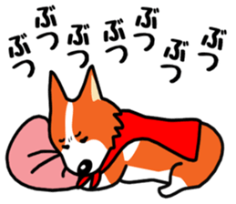 Painting KOGIO of corgi 3 sticker #10990973