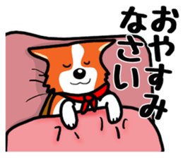 Painting KOGIO of corgi 3 sticker #10990974