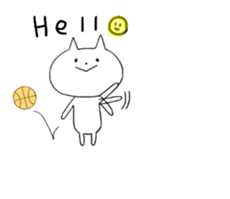 Faintly a balloon basketball edition sticker #10990987