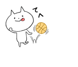 Faintly a balloon basketball edition sticker #10991005