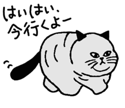 Mr.GUNJI's fat cat sticker #10991068
