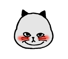 Mr.GUNJI's fat cat sticker #10991082