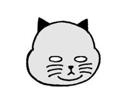 Mr.GUNJI's fat cat sticker #10991084