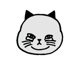 Mr.GUNJI's fat cat sticker #10991098