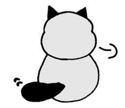 Mr.GUNJI's fat cat sticker #10991103