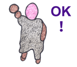 Stone Man is speaking. sticker #10991109