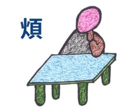 Stone Man is speaking. sticker #10991119