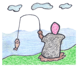 Stone Man is speaking. sticker #10991134