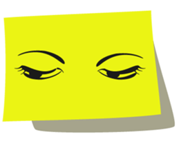 Eye talking from your honey sticker #10991296