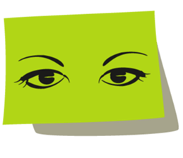 Eye talking from your honey sticker #10991298