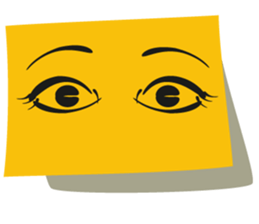 Eye talking from your honey sticker #10991302