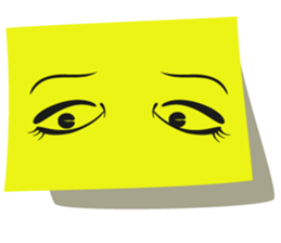 Eye talking from your honey sticker #10991315