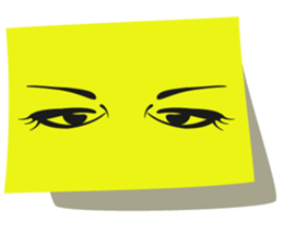 Eye talking from your honey sticker #10991324