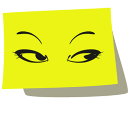 Eye talking from your honey sticker #10991334