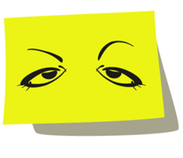 Eye talking from your honey sticker #10991335