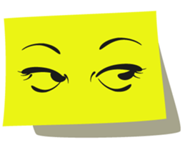 Eye talking from your honey sticker #10991336