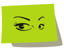 Eye talking from your honey sticker #10991338