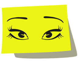 Eye talking from your honey sticker #10991341