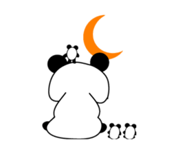 panda and pandas sticker #10991431