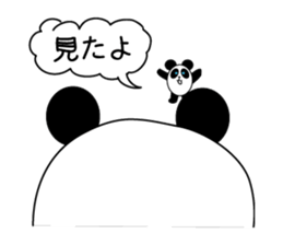 panda and pandas sticker #10991438