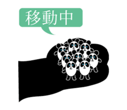 panda and pandas sticker #10991445