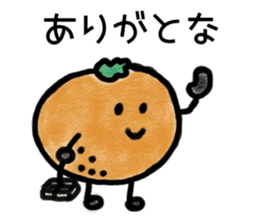 Unuseful apple & orange sticker #10991664