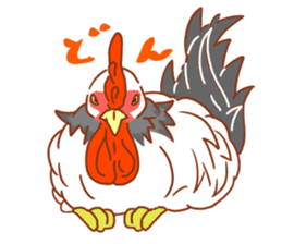 Chicken and Silkie sticker #10991845