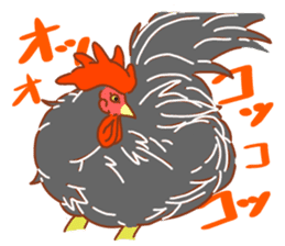 Chicken and Silkie sticker #10991846