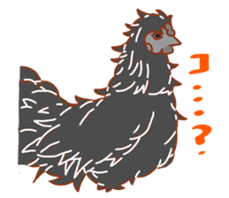 Chicken and Silkie sticker #10991854