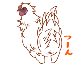 Chicken and Silkie sticker #10991855