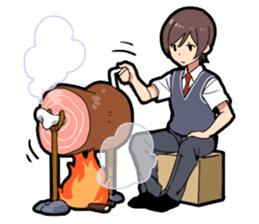 Food porn boy sticker #10991879