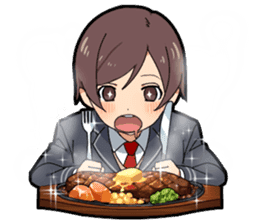 Food porn boy sticker #10991884