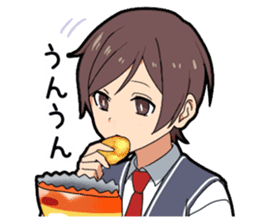 Food porn boy sticker #10991892