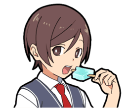 Food porn boy sticker #10991893