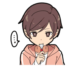 Food porn boy sticker #10991896