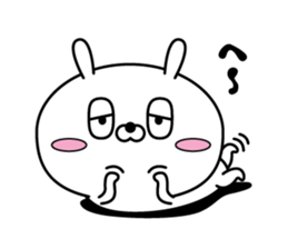 Reply rabbit(Provisional) sticker #10992169