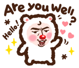 Leave it to a white bear man2. sticker #10992384