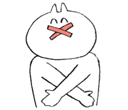 annoy cat sticker #10992592